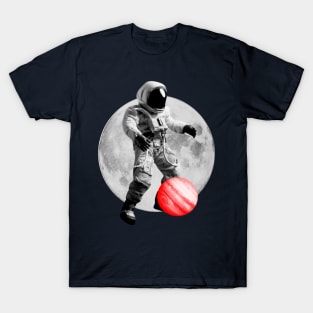 astronaut playing Volleyball T-Shirt